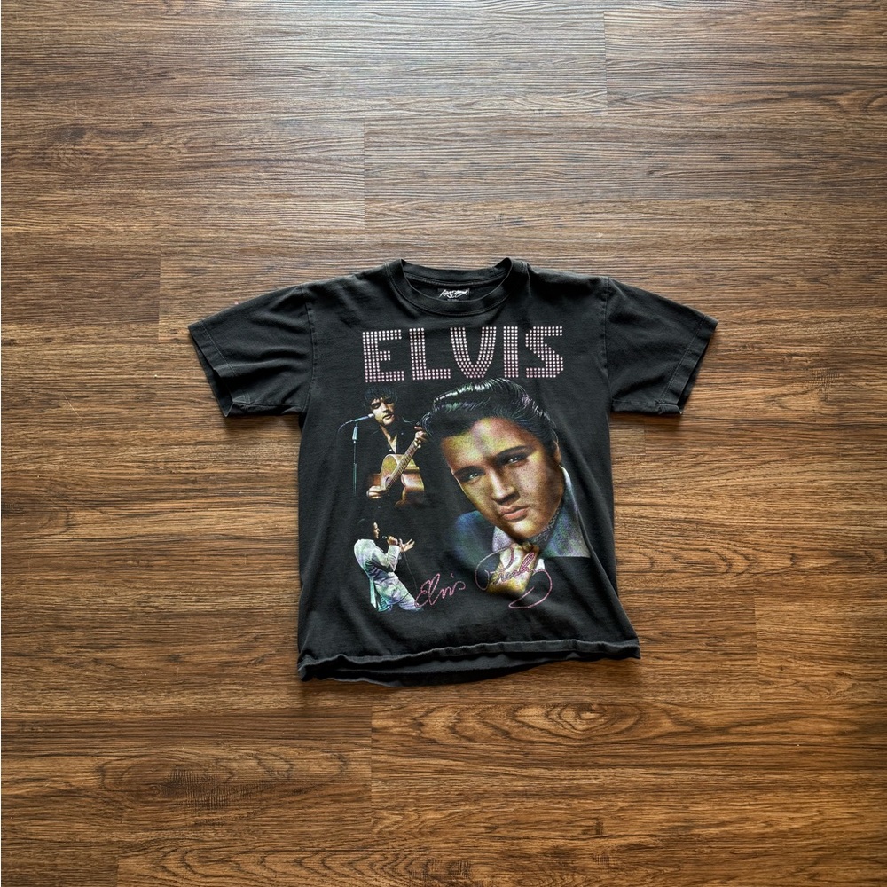 Vintage 90s Elvis Presley King of Rock Love Me Tender T shirt